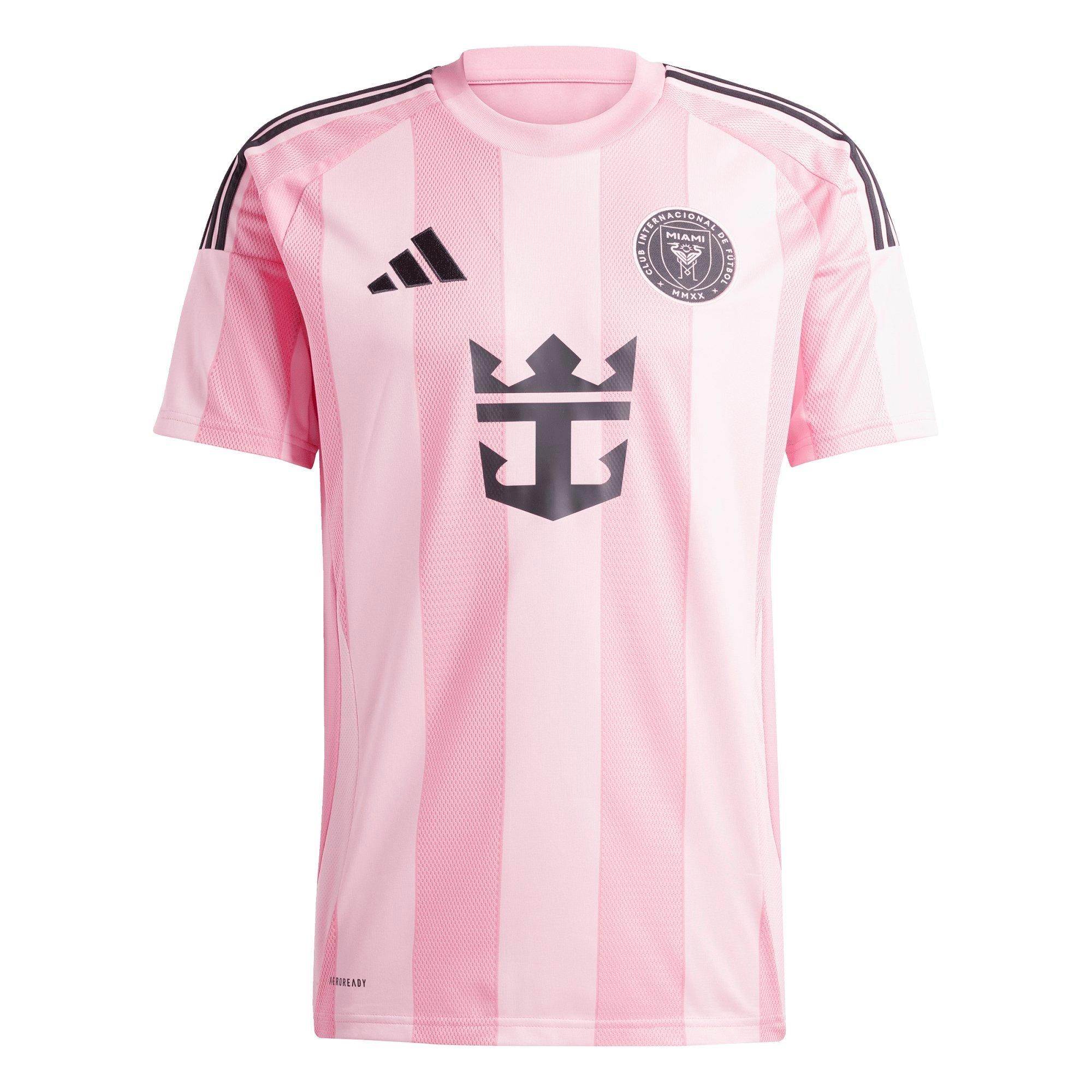 adidas Men's Inter Miami Home Messi Jersey-Pink